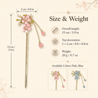 Double Peach Blossom Hair Stick