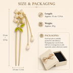 Lily of the Valley Pearl Tassel Hair Fork