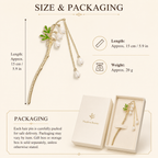Lily of the Valley Pearl Tassel Hair Stick