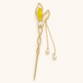 Golden Koi Tail Pearl Hair Stick