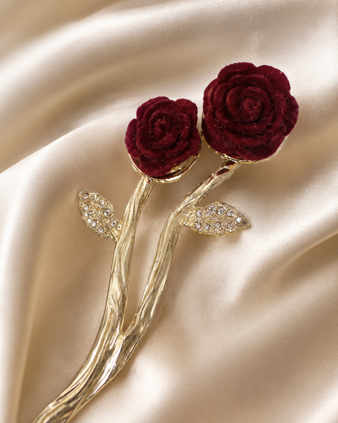 Twin Rose Hair Stick