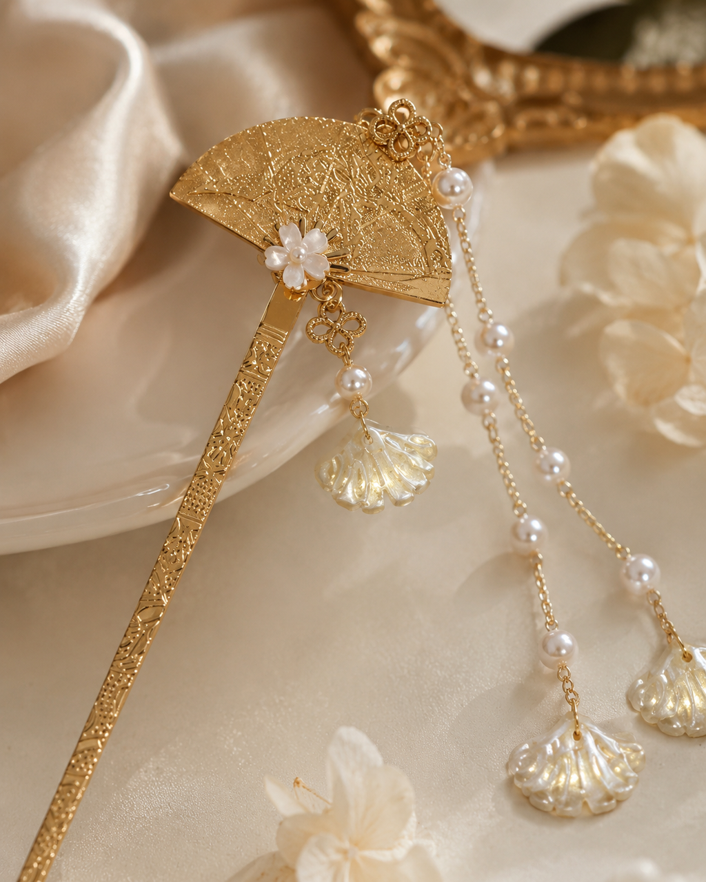 Tassel Fan Hair Stick
