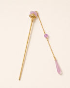 Blush Mist Tassel Hair Stick