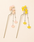 Ginkgo Leaf Tassel Hair Stick