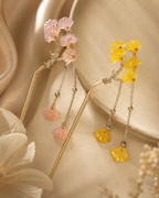 Ginkgo Leaf Tassel Hair Stick