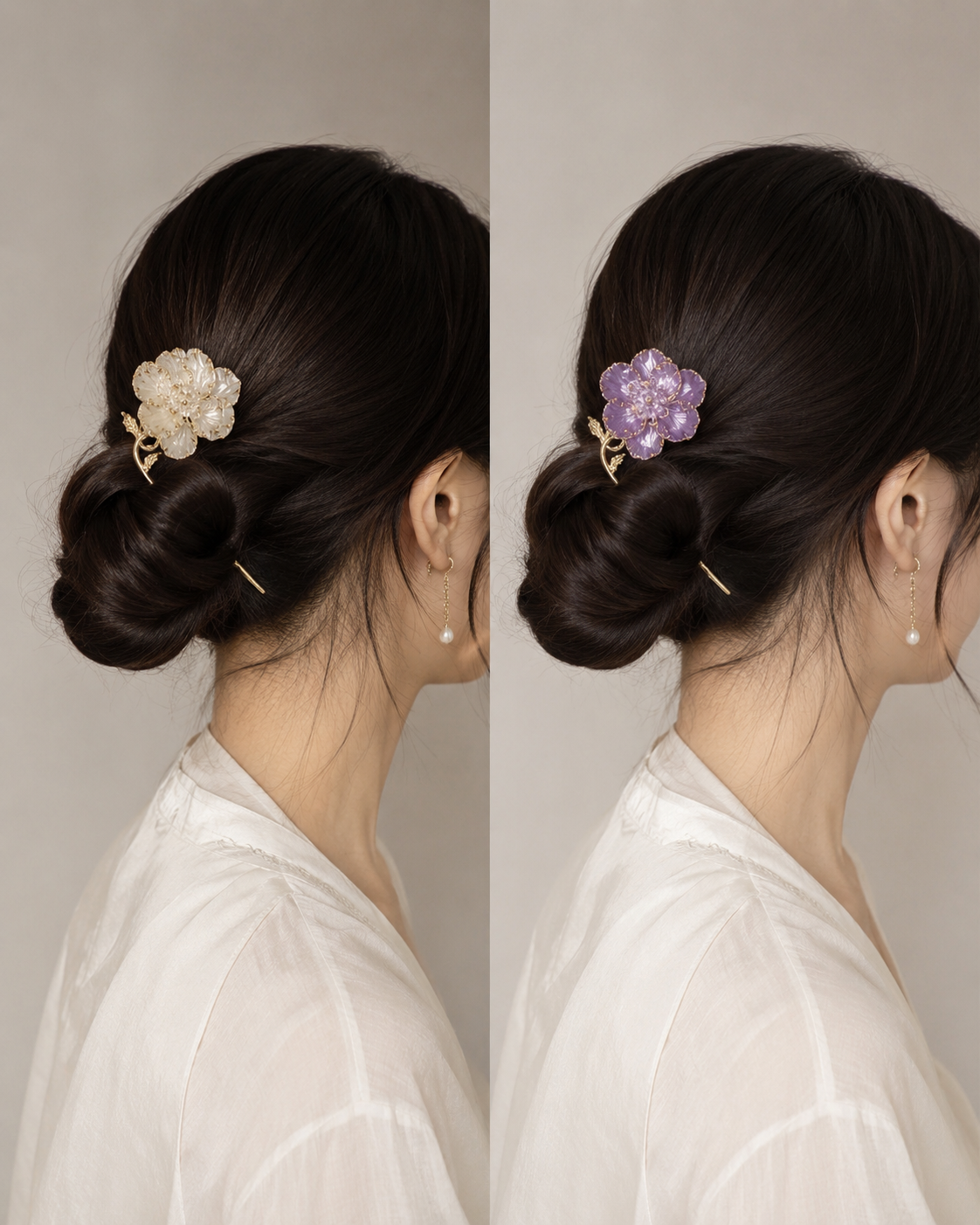 Peony Floral Hair Stick