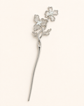 Double Flower Moonstone Hair Stick