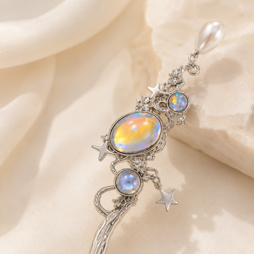 Moonstone Celestial Hair Stick