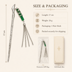 Bamboo Tassel Hair Stick