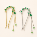 Double Bamboo U-Pin Hair Stick