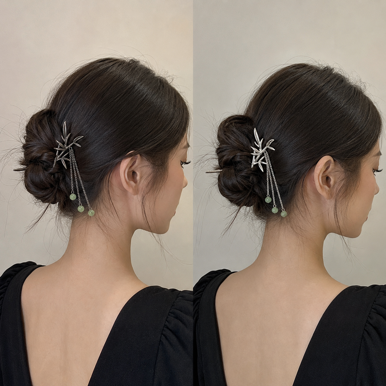 Bamboo Tassel Hair Stick