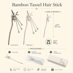 Bamboo Tassel Hair Stick
