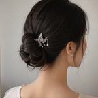 Moonstone Butterfly Tassel Hair Stick