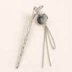 Peace Buckle Tassel Hair Stick
