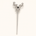 Midnight Violet Butterfly Hair Stick