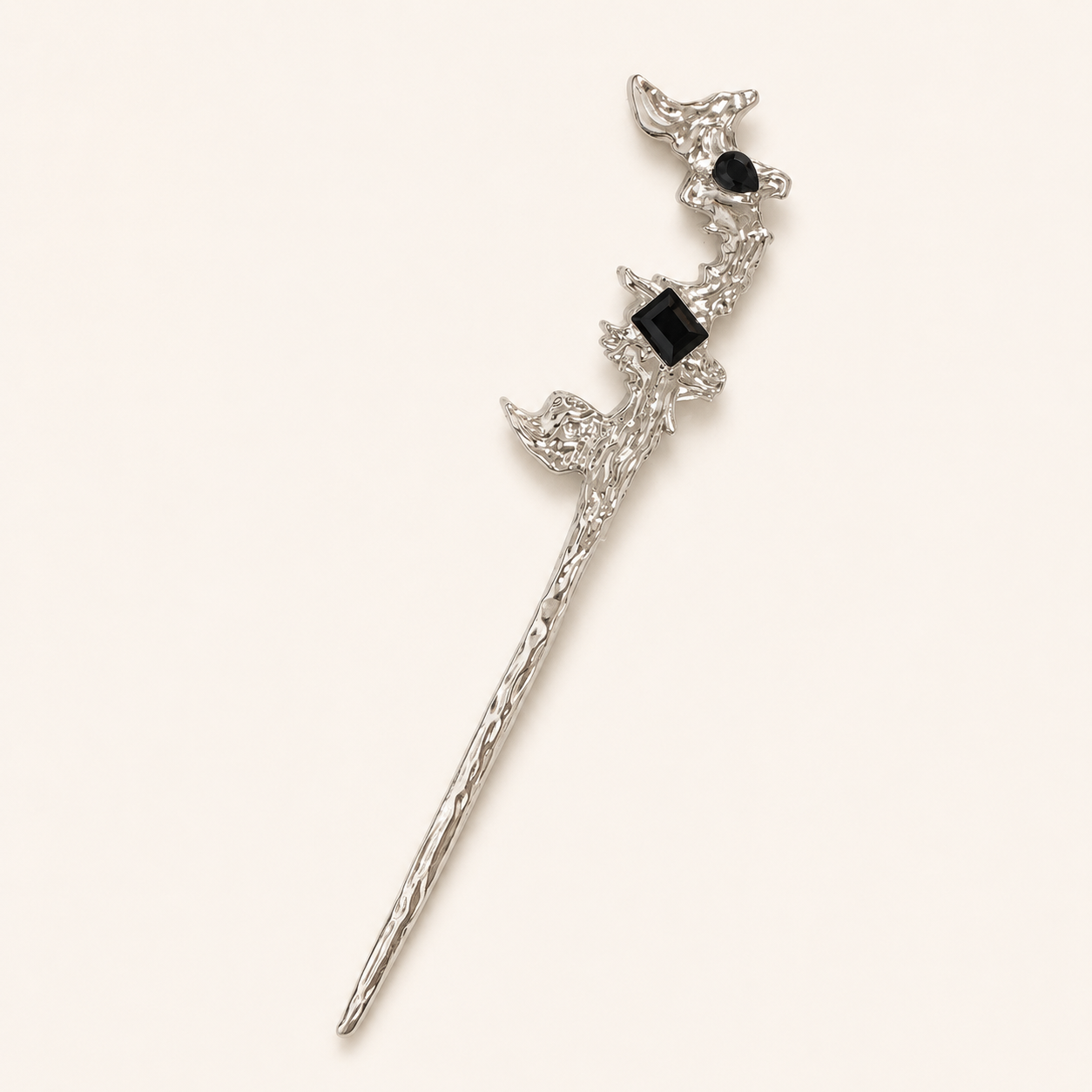 Black Zircon Vine Hair Stick