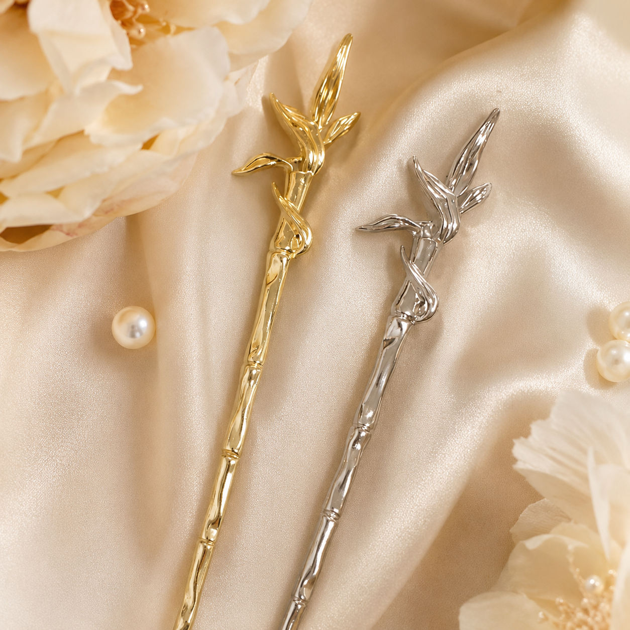 Bamboo Leaf Hair Stick