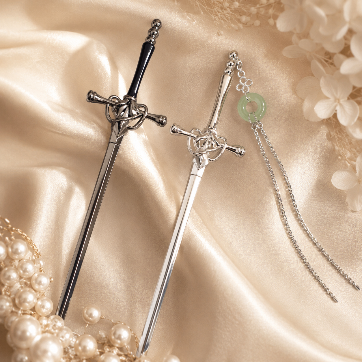 Sword Charm Hair Stick