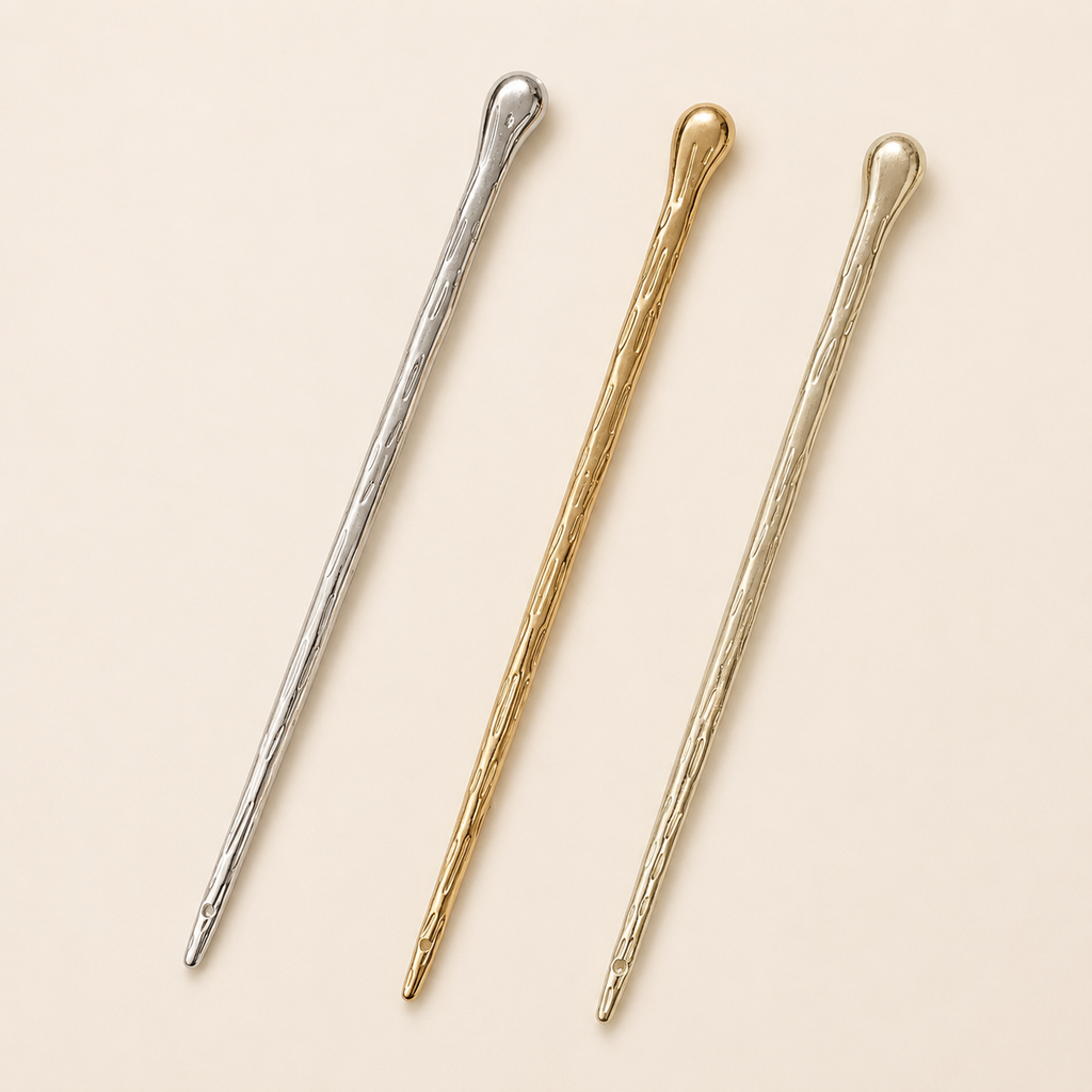 Minimalist Droplet Hair Stick