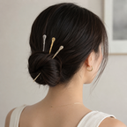 Minimalist Droplet Hair Stick