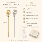 Ginkgo Pearl Hair Stick