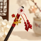 Double Red Bean Hair Stick