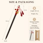 Double Red Bean Hair Stick