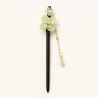 Pale Green Blossom Hair Stick